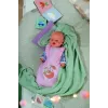 Nuku magamiskott ZAPF BABY born Sleeping Bag Flower, kangas, kokkupandav, alates 3. eluaastast