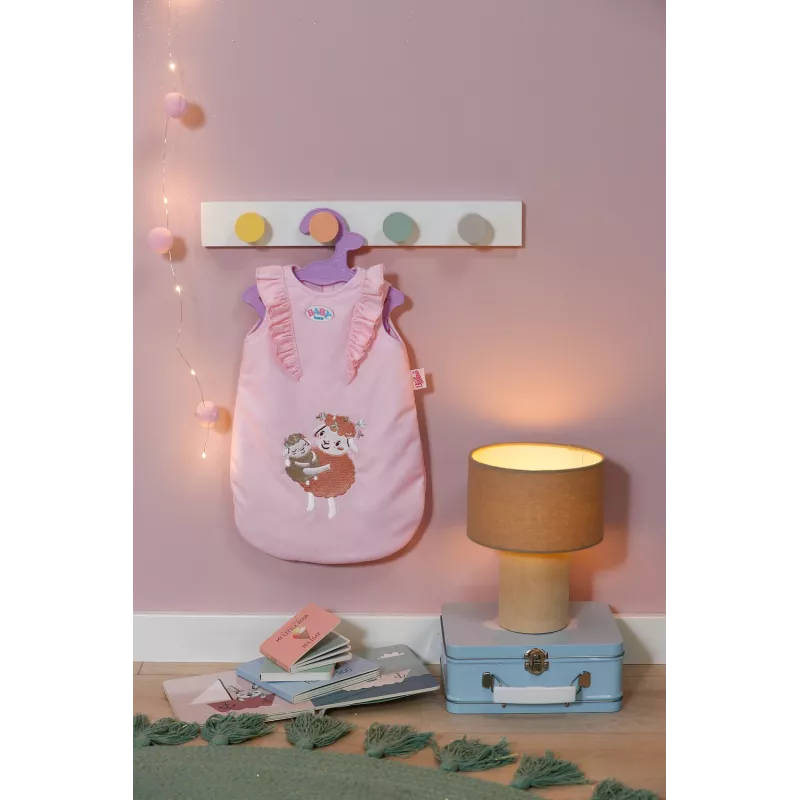Nuku magamiskott ZAPF BABY born Sleeping Bag Flower, kangas, kokkupandav, alates 3. eluaastast