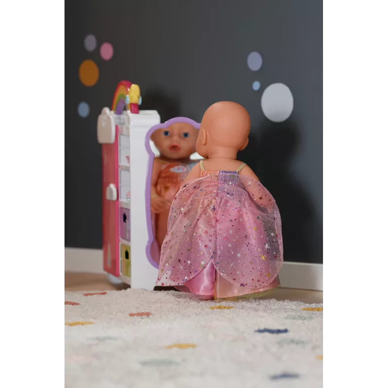 Nukuriietus ZAPF BABY born Vikerkaare öökleit 3–12 a, tekstiil, mitmevärviline, kokkupandav
