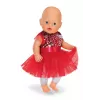 Nukukleit ZAPF BABY born Jõulukleit 43 cm nukkudele, tekstiil, mitmevärviline, kokkupandav, vanus 3–12