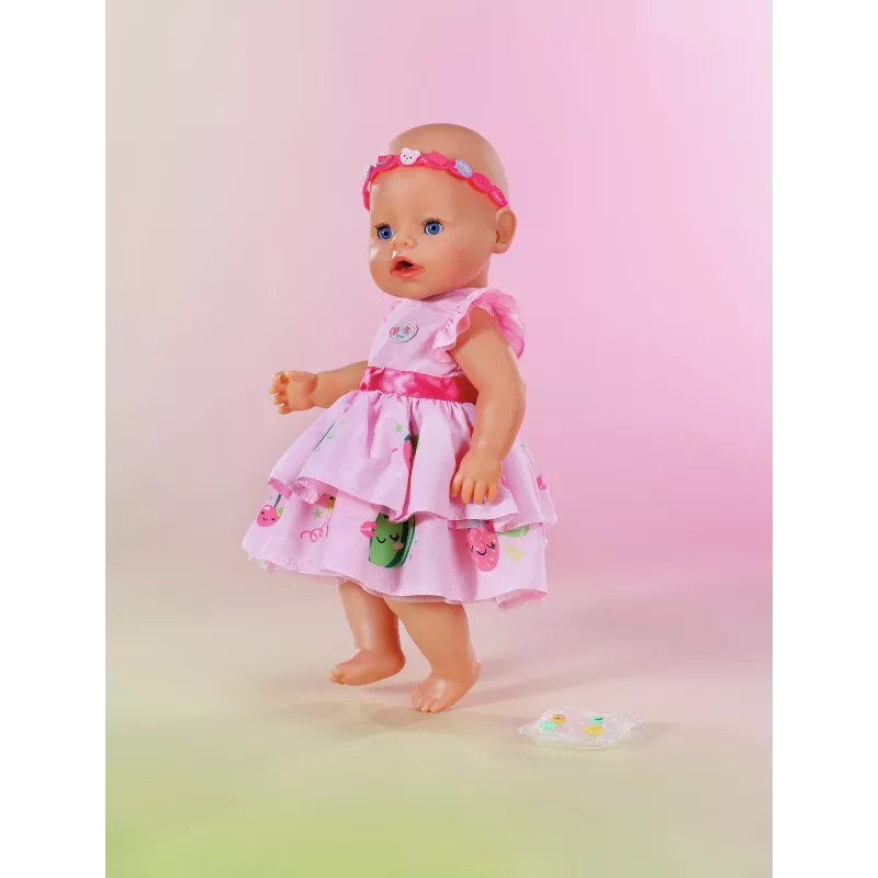 Nukukleit ZAPF BABY born Kleit Pinplayga 43 cm nukule, mitmevärviline, kokkupandav, vanus 3+