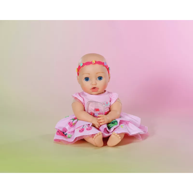 Nukukleit ZAPF BABY born Kleit Pinplayga 43 cm nukule, mitmevärviline, kokkupandav, vanus 3+