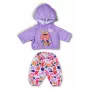Nukuriiete komplekt ZAPF BABY born Hoodie Outfit 43 cm nukkudele, mitmevärviline, soovitatav vanus 3+