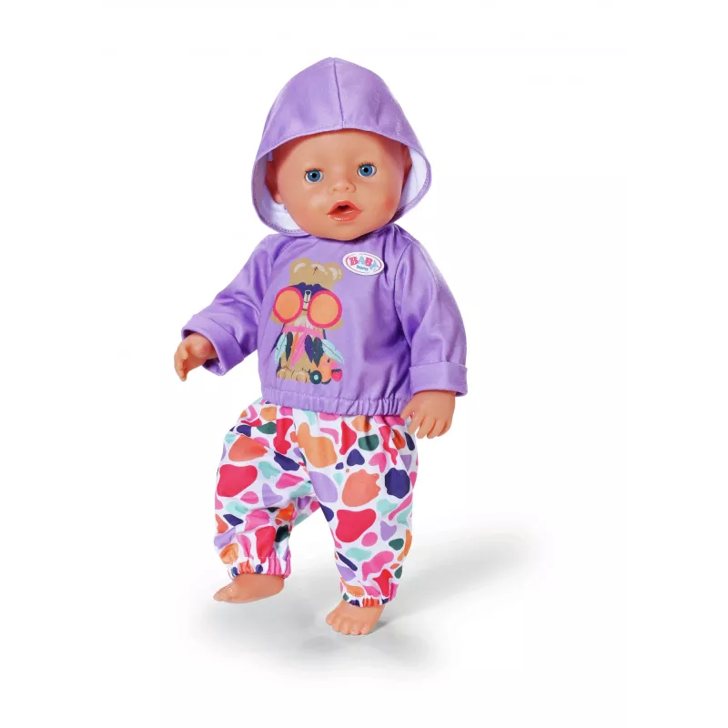 Nukuriiete komplekt ZAPF BABY born Hoodie Outfit 43 cm nukkudele, mitmevärviline, soovitatav vanus 3+