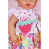 Nukukleit ZAPF BABY born Dress Fruit 43 cm nukkudele, mitmevärviline, kokkupandav, vanusele 3+