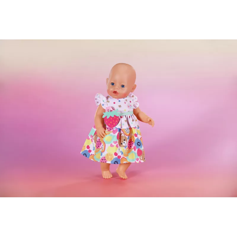 Nukukleit ZAPF BABY born Dress Fruit 43 cm nukkudele, mitmevärviline, kokkupandav, vanusele 3+