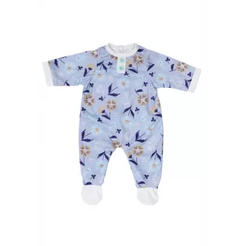 Nuku mähkimisriie ZAPF BABY born Romper sinine 43 cm nukkudele, riie, kokkupandav, vanus 3+