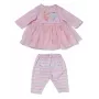 nukk clothes set ZAPF BABY born Dress Rose for 36 cm dolls, multicolour, foldable, age 1+