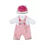 Nukuriiete komplekt ZAPF BABY born Onesie with Hat 43 cm nukkudele, mitmevärviline, kokkupandav, vanus 3+