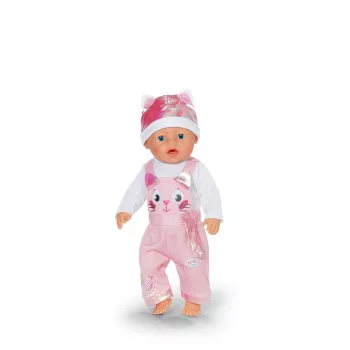 Nukuriiete komplekt ZAPF BABY born Onesie with Hat 43 cm nukkudele, mitmevärviline, kokkupandav, vanus 3+
