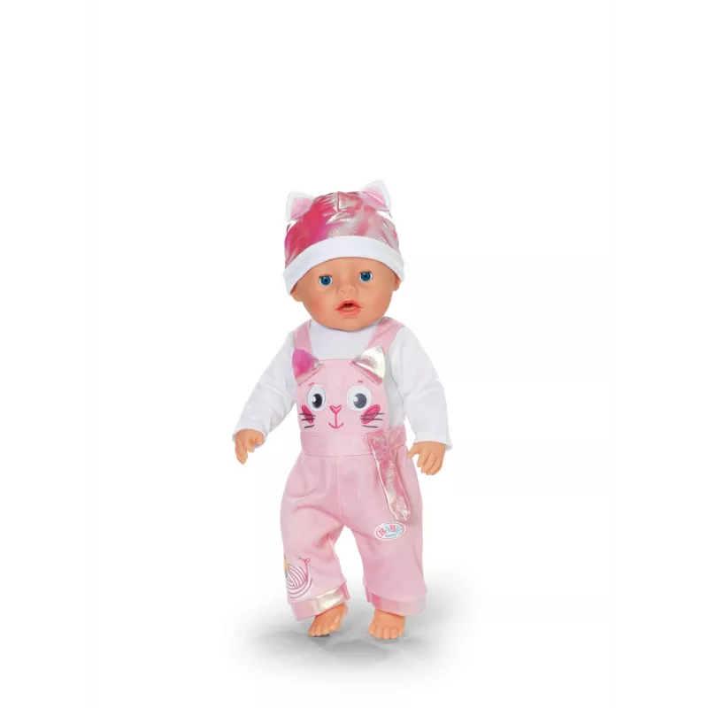 Nukuriiete komplekt ZAPF BABY born Onesie with Hat 43 cm nukkudele, mitmevärviline, kokkupandav, vanus 3+