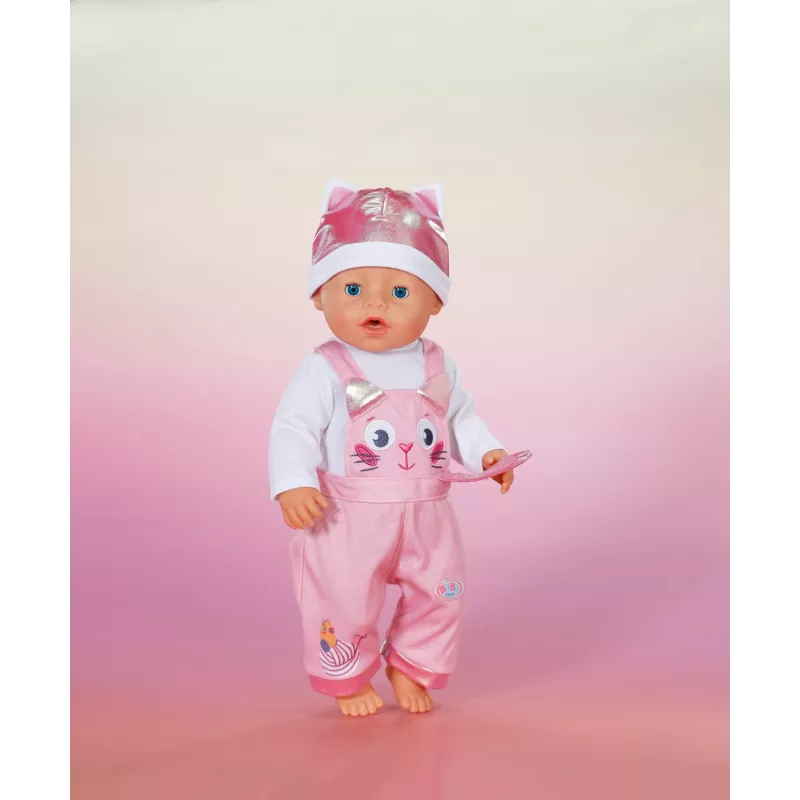Nukuriiete komplekt ZAPF BABY born Onesie with Hat 43 cm nukkudele, mitmevärviline, kokkupandav, vanus 3+