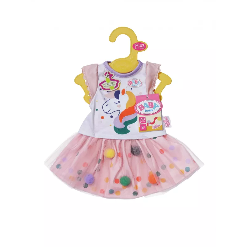 BABY born Tutu kleit Ükssarvik 43 cm nukukleit