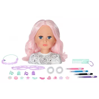 BABY born Styling Head Artist, meigi/soengu nukupäe, Naine, 3 aastat, Mitmevärviline