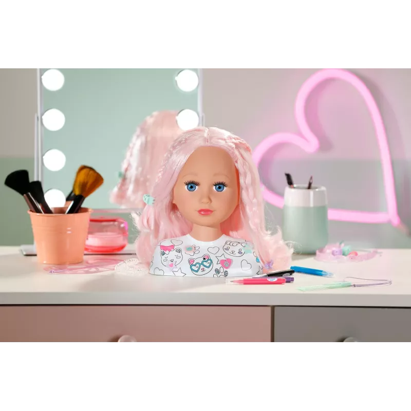 BABY born Styling Head Artist, meigi/soengu nukupäe, Naine, 3 aastat, Mitmevärviline
