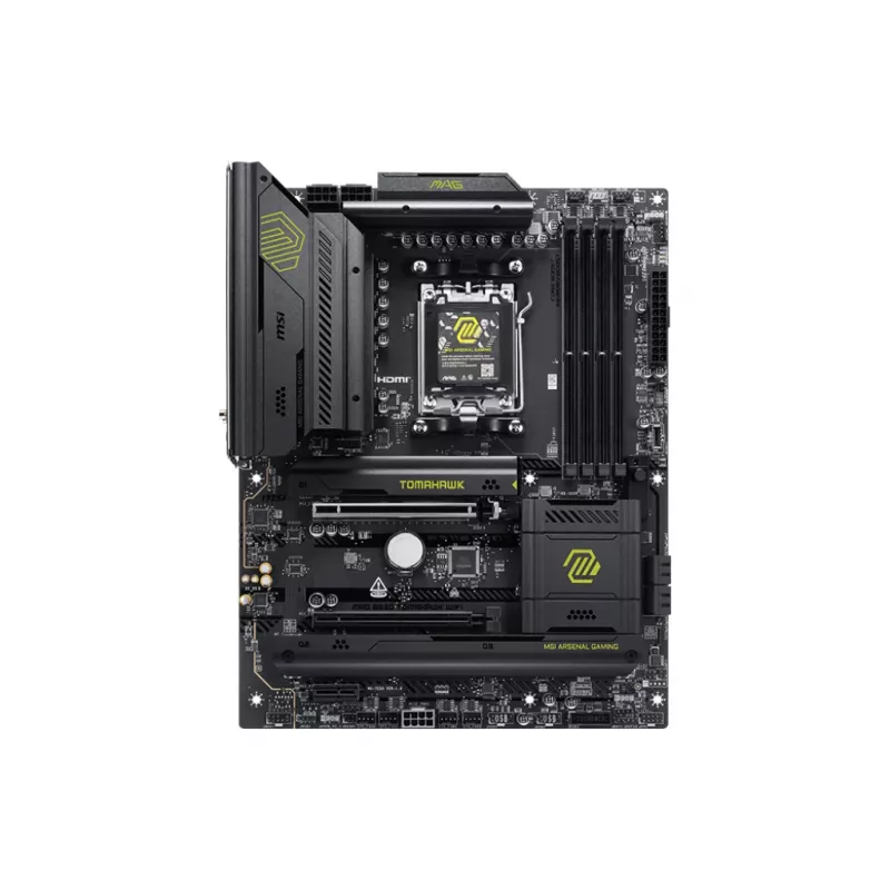 Emaplaat MSI MAG B850 TOMAHAWK WIFI, AMD B850, Socket AM5, ATX, DDR5, 4× DIMM, kuni 256 GB, 5 GbE, Wi‑Fi 7