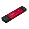 Väline SSD Kingston 2TB Dual USB-A/USB-C, USB 3.2 Gen 2, lugemine 1050 MB/s, kirjutamine 950 MB/s, must/punane