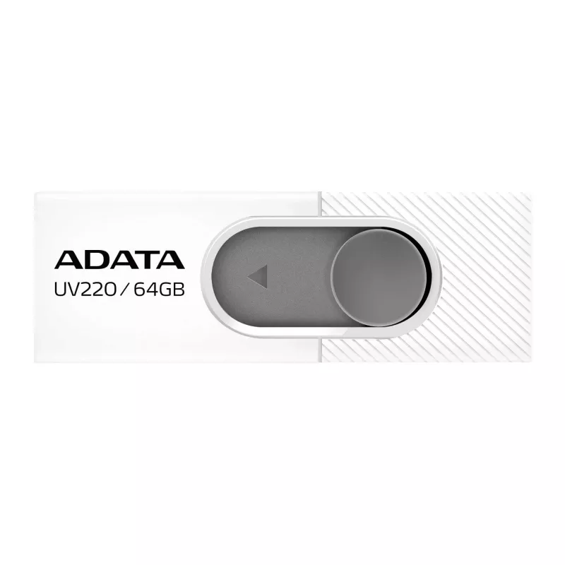 ADATA UV220 USB-mälupulk 64 GB USB Type-A 2.0 Hall, Valge