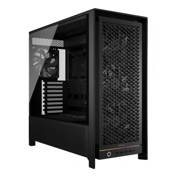 PC Midi Tower korpus CORSAIR FRAME 5000D RS — Must, ATX/EATX tugi, 3x140 mm esiventilaatorit, karastatud klaas, 250×556×542 mm