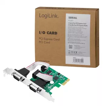 Liidesekaart LOGILINK PC0031 — PCIe host, juhtmega ühenduvus, 1 Mbit/s