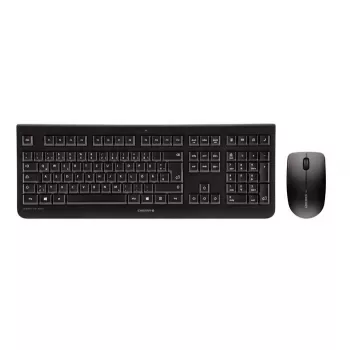 CHERRY DW 3000 klaviatuur Hiir kaasas Universaalne RF Juhtmeta AZERTY Prantsuse Must