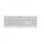 CHERRY KW 3000 klaviatuur universaalne RF-juhtmevaba QWERTZ saksa valge