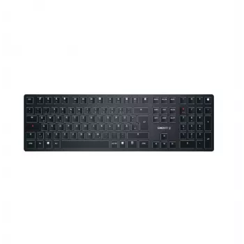CHERRY KW X ULP klaviatuur Universaalne USB + RF juhtmevaba + Bluetooth QWERTZ Saksa Must