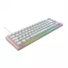 CHERRY K5V2 kompaktne klaviatuur mängimiseks USB QWERTZ saksa valge 68 klahvi RGB LED