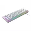 CHERRY K5V2 kompaktne klaviatuur mängimiseks USB QWERTZ saksa valge 68 klahvi RGB LED