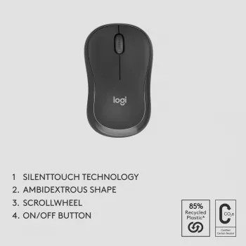 Logitech MK370 Combo for Business juhtmevaba klaviatuur ja hiir, täissuuruses, QWERTZ