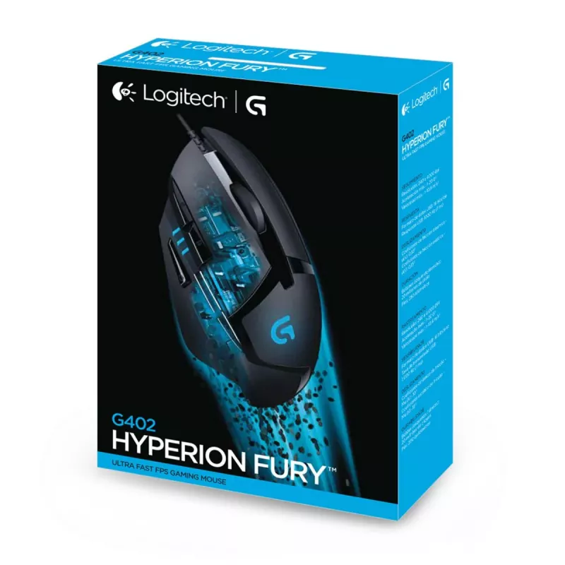 LOGITECH G402 FPS mänguhiir USB Hyperion Fury - EWR2
