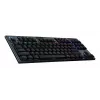 Klaviatuur Logitech G G915 X LIGHTSPEED Gaming USB RF juhtmevaba Bluetooth QWERTZ Saksa must