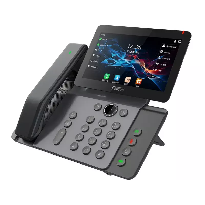 IP-telefon Fanvil V66 PRO tumehall 20 liini IPS Wi-Fi juhtmega telefonitoru