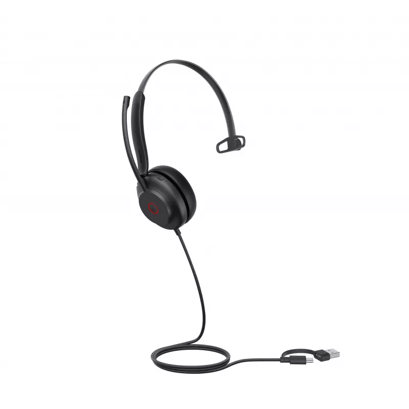 “Yealink UH35 Mono UC USB-C/A” peakomplekt, juhtmega, 20–20000 Hz, kõned/muusika, 96,5 g, peakomplekt, must