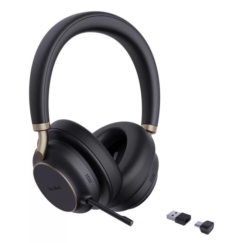 Yealink BH76 Plus UC Must USB-C/A Peakomplekt