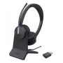 Yealink WH64 Hybrid Dual koos laadimisalusega Teamsi peakomplekt