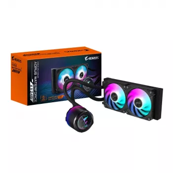 Kõik-ühes vedelikjahutus GIGABYTE AORUS WATERFORCE X II 240 2x120 mm ARGB ventilaatorit