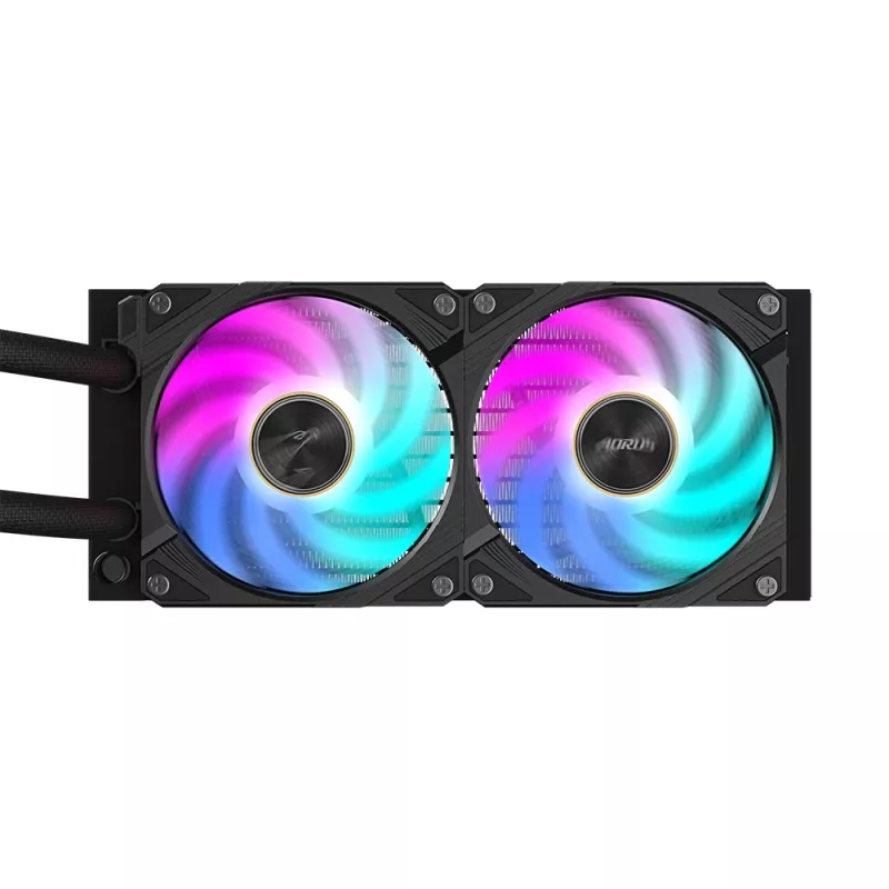 Kõik-ühes vedelikjahutus GIGABYTE AORUS WATERFORCE X II 240 2x120 mm ARGB ventilaatorit