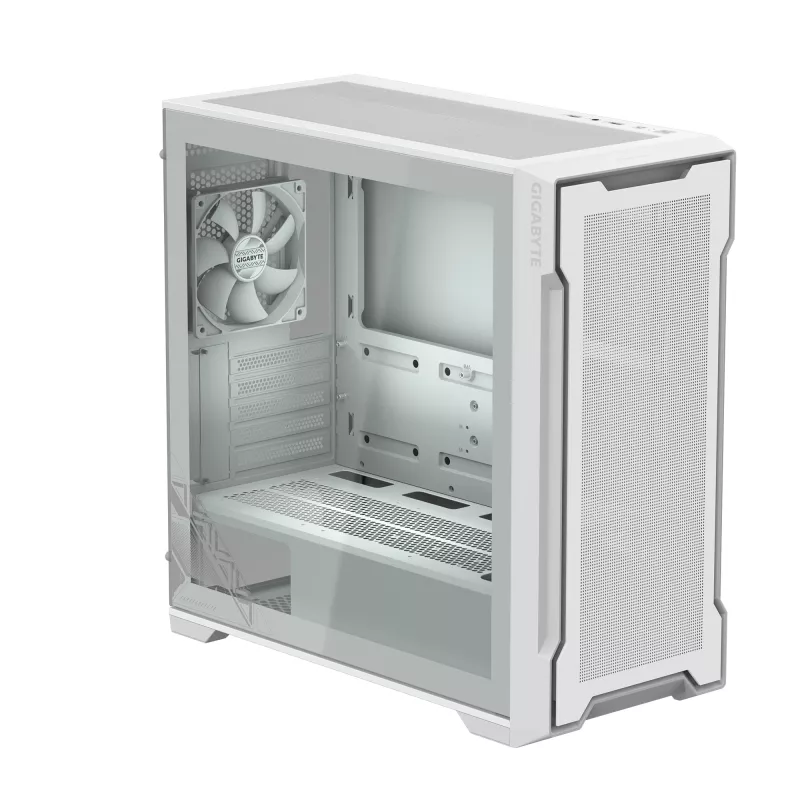 Arvutikorpus GIGABYTE C102 GLASS Midi Tower Valge