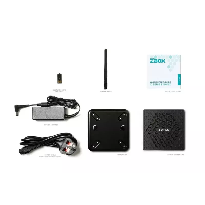 Zotac ZBOX CI337 nano barebone miniarvuti, Intel N100