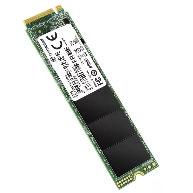 TRANSCEND SSD 110s 1TB M.2 2280 NVMe PCI-E GEN3 x4 kahepoolne