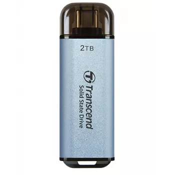 TRANSCEND Esd300c - 2TB kaasaskantav SSD - USB USB-C - 3D Nand Flash - Taevasinine