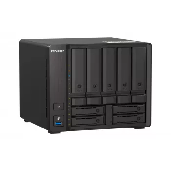 QNAP TS-H973AX NAS Tower Ryzen Embedded V1500B 8 GB DDR4 0 TB QuTS hero Must