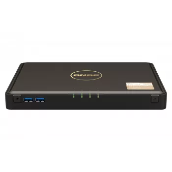 QNAP TBS-464 NAS Lauaarvuti Intel® Celeron® N5105 8 GB DDR4 0 TB QNAP Turbo System Must