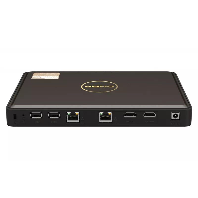 QNAP TBS-464 NAS Lauaarvuti Intel® Celeron® N5105 8 GB DDR4 0 TB QNAP Turbo System Must