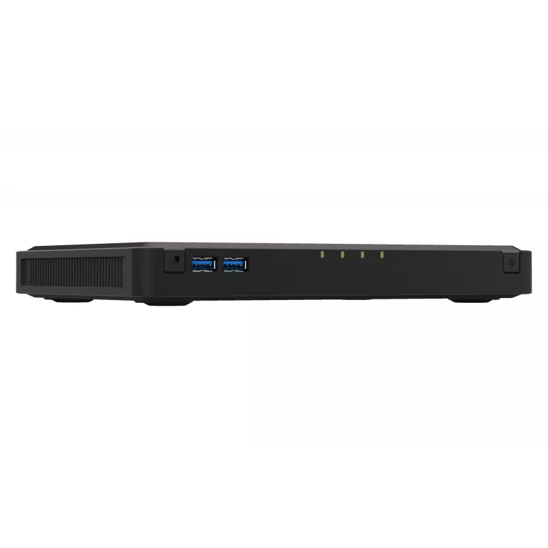 QNAP TBS-464 NAS Lauaarvuti Intel® Celeron® N5105 8 GB DDR4 0 TB QNAP Turbo System Must