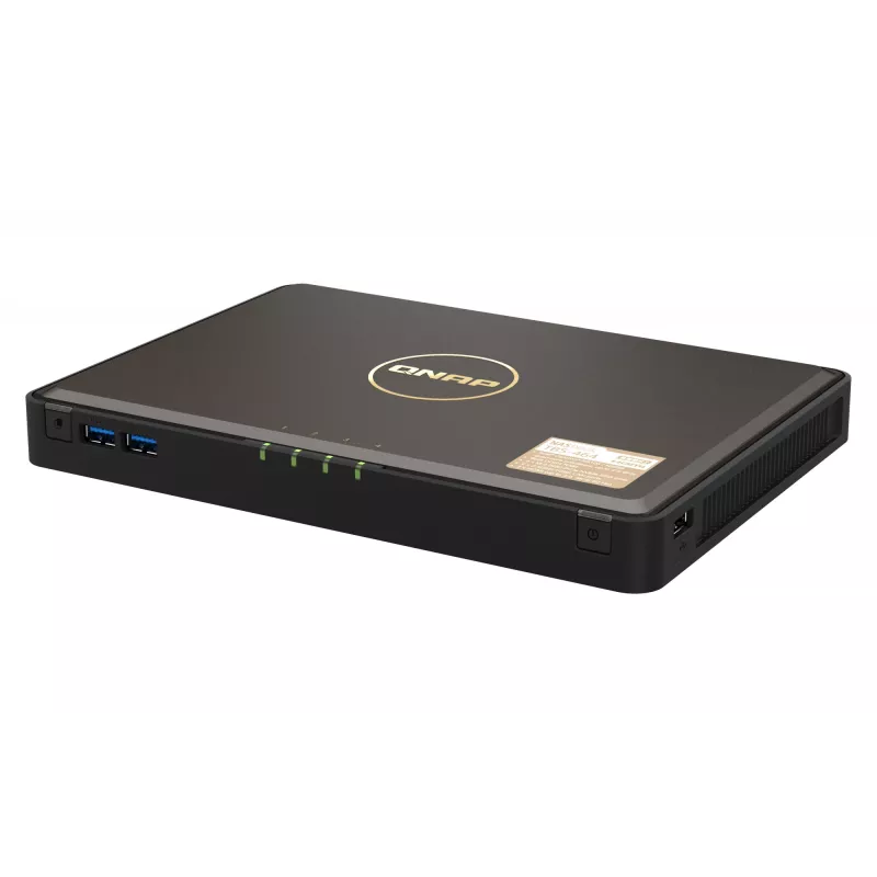 QNAP TBS-464 NAS Lauaarvuti Intel® Celeron® N5105 8 GB DDR4 0 TB QNAP Turbo System Must