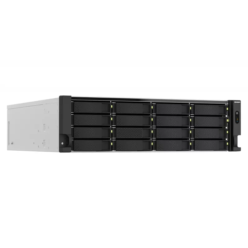 QNAP TS-h2287XU-RP NAS Rack (3U) Intel Xeon E E-2336 32 GB DDR4 0 TB QuTS hero Must, Valge