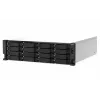 QNAP TS-h2287XU-RP NAS Rack (3U) Intel Xeon E E-2336 32 GB DDR4 0 TB QuTS hero Must, Valge