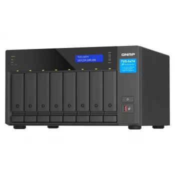 QNAP TVS-h874X NAS Tower Intel® Core™ i9 64 GB DDR4 0 TB QuTS hero Must